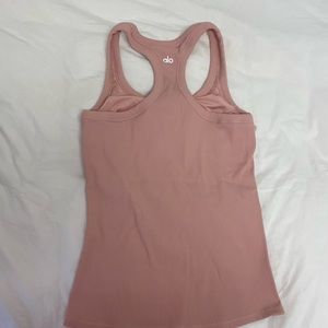 Alo Light Pink Workout Tank Size M